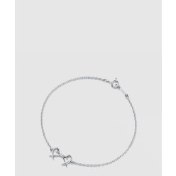 더블 러빙 하트 브레이슬릿