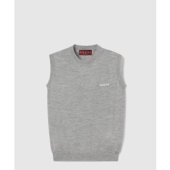 캐시미어 실크 슬리브리스 탑