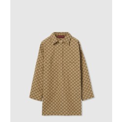 코튼 블렌드 자카드 셔츠