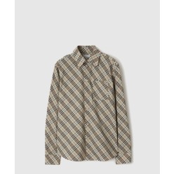 체크 코튼 셔츠