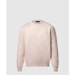 모노그램 엠보스드 풀오버