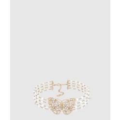 Toile de Jouy Papillon 초커 N3252