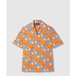 프린트 코튼 포플린 셔츠