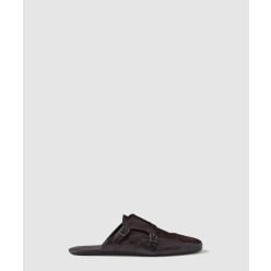 셔플 더블 몽크 스트랩 가죽 뮬 2S2992