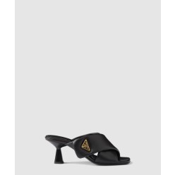 패딩 나파 가죽 샌들 1XX754