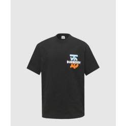 로고 프린트 반팔