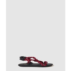 Riviere 코드 및 가죽 샌들 5X420E