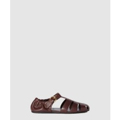 루슈 나파 가죽 피셔맨 샌들 5E395E