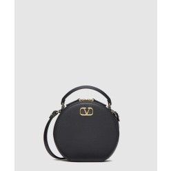 브이로고 시그니처 카프스킨 미니백