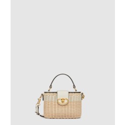 SIGNATURE 고리 버들 세공 케이스백