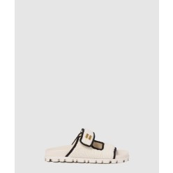 크로셰 니트 슬라이드 샌들 5XX641