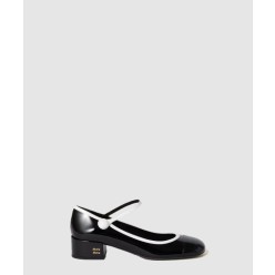 투톤 페이턴트 가죽 메리제인 펌프스 5I435E