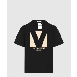 프린트 코튼 티셔츠