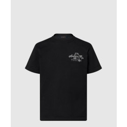 엠벨리시드 쇼트 슬리브드 코튼 크루넥