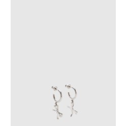 리본 모양 펜던트 이어링 8AK111