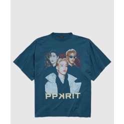 피피 끄릿 오버사이즈 티셔츠