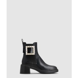 비브 레인저스 스트라스 버클 첼시 앵클 부츠 5983