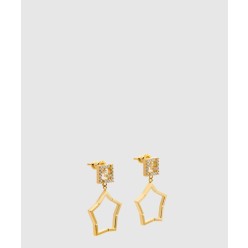 FF 별 모양 펜던트 이어링 8AK525