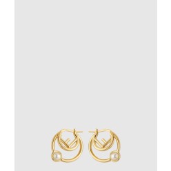 알파벳 F 이어링 8AK237