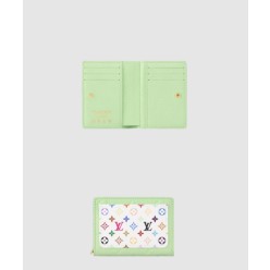 메탈 하드웨어 소가죽 지갑 M13619