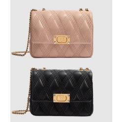 가라바니 퀼티 67 퀼팅 나파 가죽 미디엄 숄더백