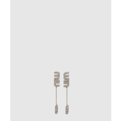 크리스털 장식 펜던트 이어링 5JO661