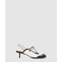 타비 앵클 펌프스 P6848