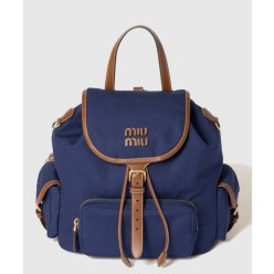 캔버스 및 가죽 백팩 5BZ042