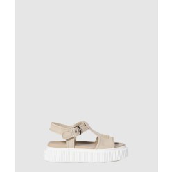 데님 플랫폼 샌들 5X402E