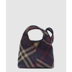 스몰 체크 니트 숄더백 81025311