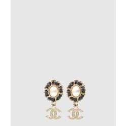 더블 C 진주 귀걸이 AB6768