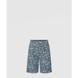 다미에 와이드 샴브레이 쇼츠