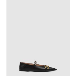 홀스빗 레더 플랫슈즈 621161