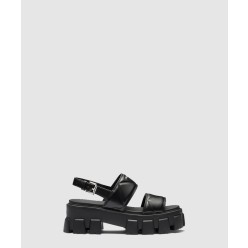 모놀리스 레더 스트랩 통굽 샌들 1X040N