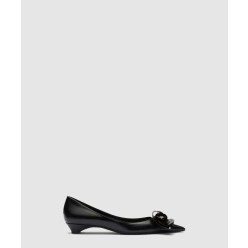 브러쉬드 가죽 펌프스 1I363N