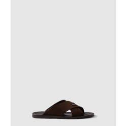 스웨이드 크리스크로스 슬라이드 2X3146