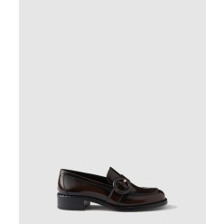 브러쉬드 가죽 로퍼 1D979N