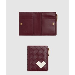 바이 폴드 인트레치아토 스몰 지퍼 지갑 742330