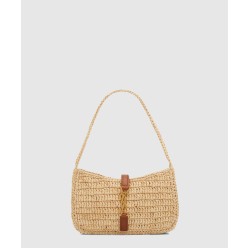 르 5 a 7 미니 숄더백 라피아 710318