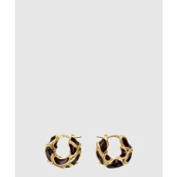 메를로 용암 원형 이어링 743520