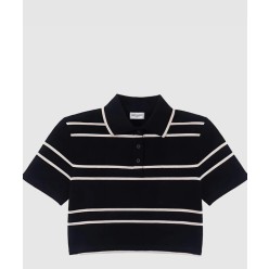 스트라이프 로고 폴로셔츠 반팔