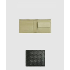 동전 지갑을 갖춘 인트레치아토 폴더형 지갑 749412