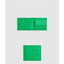 동전 지갑을 갖춘 인트레치아토 폴더형 지갑 605722