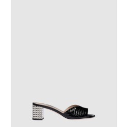 악어 무늬 가죽 샌들 5XX477