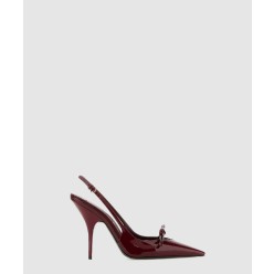 페이턴트 레더 슬링백힐 5I015E