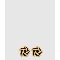 스웨이드 스크류 귀걸이 769093