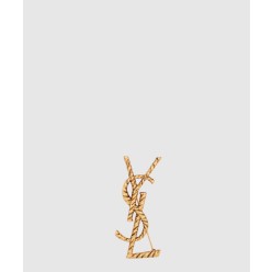 메탈 소재의 CASSANDRE YSL 브로치 652410