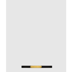 스무드 가죽과 메탈 소재의 생 로랑 id 플레이트 브레이슬릿 506148