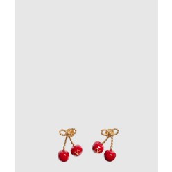 체리픽 메탈 & 에나멜 이어링 6W0J0Z
