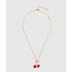 체리픽 메탈 & 에나멜 네크리스 6W0J0Z